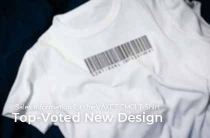 Sales Information for the VAXEE EM01 T-Shirt: Top-Voted New Design