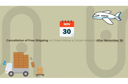 Cancellation of Free Shipping on Orders Above a Certain Amount After November 30